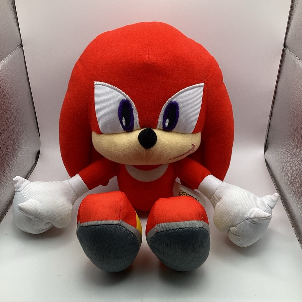 Super Sonic The Hedgehog KNUCKLES Plush Doll Stuffed Toy 12" Toy Factory